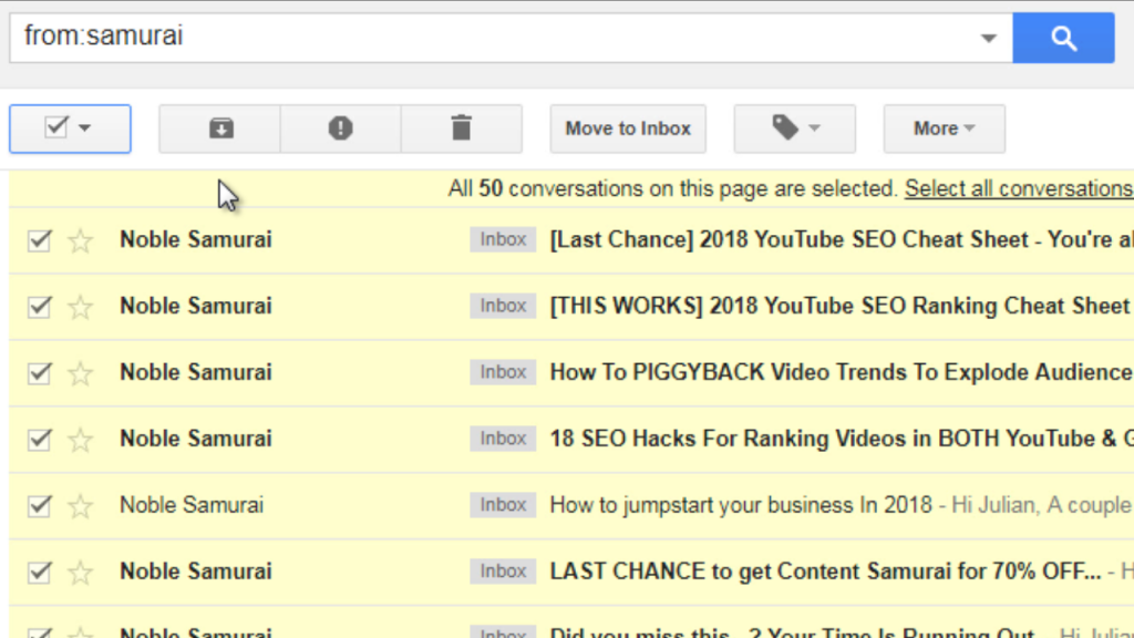 Deleting All Emails From A Specific Sender In Gmail | blog.gsmart.in