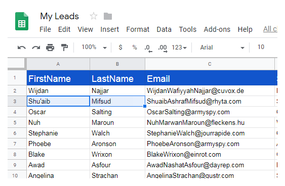 google spreadsheets for mac