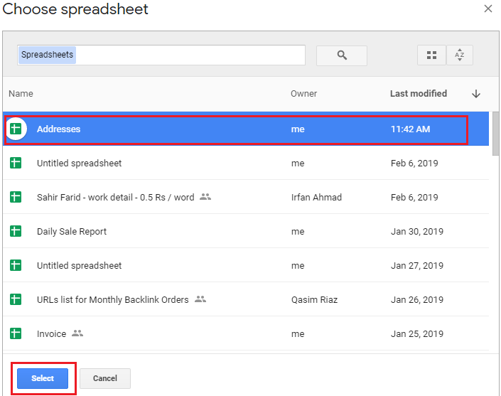 How to use Google Sheets to mail merge labels | blog.gsmart.in